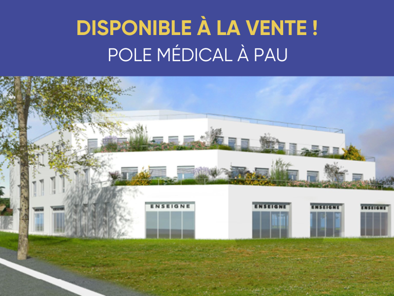 Disponible à la vente – PÔLE MEDICAL à Pau